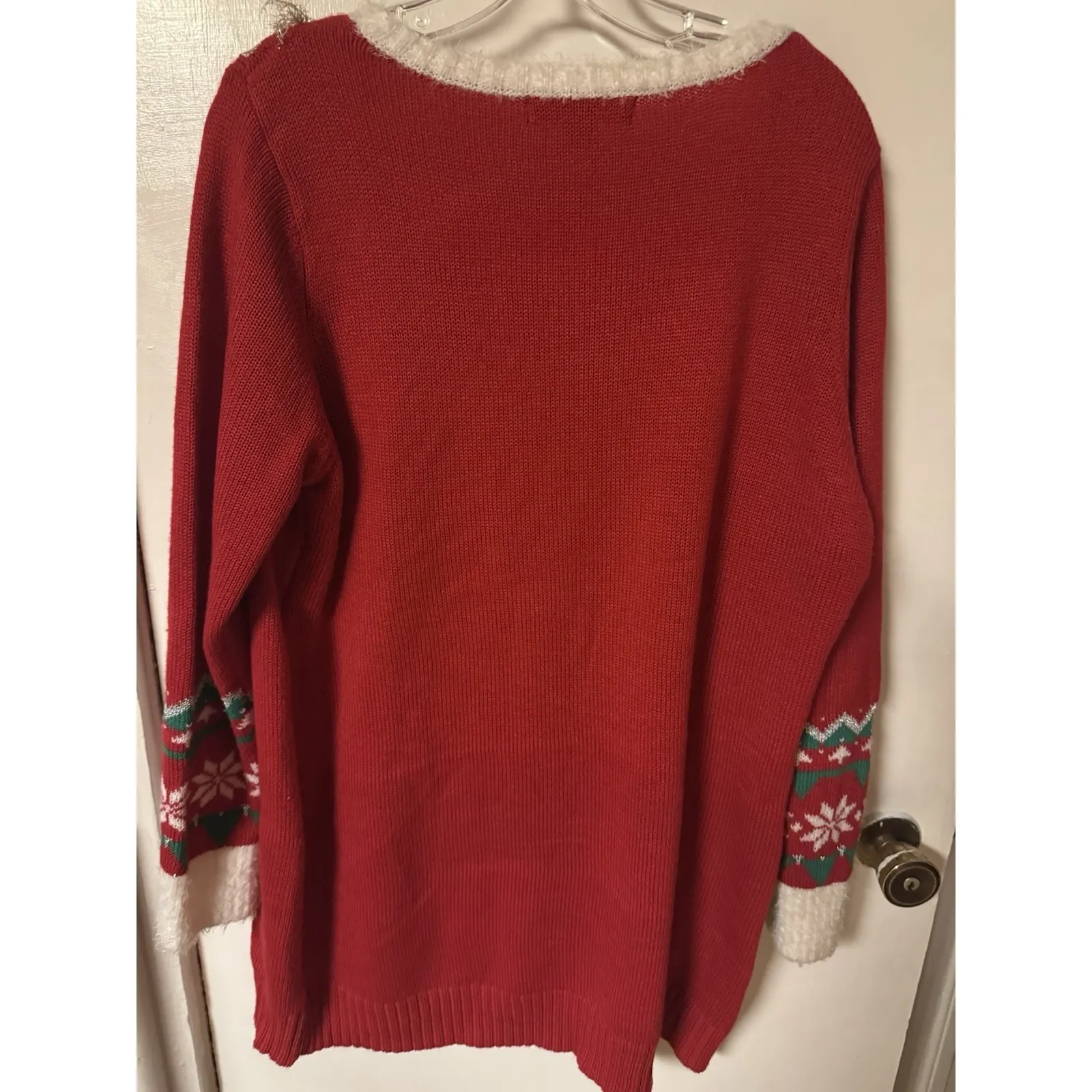 United States Sweaters Holiday Women's Size XL Appliqué And Embellished Tunic - Image 11