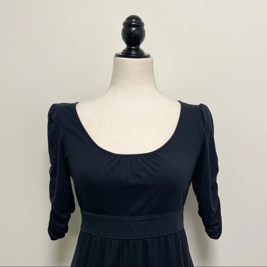 Juicy Couture Ruched Half Puff Sleeve Belted Bow Tie - Image 2