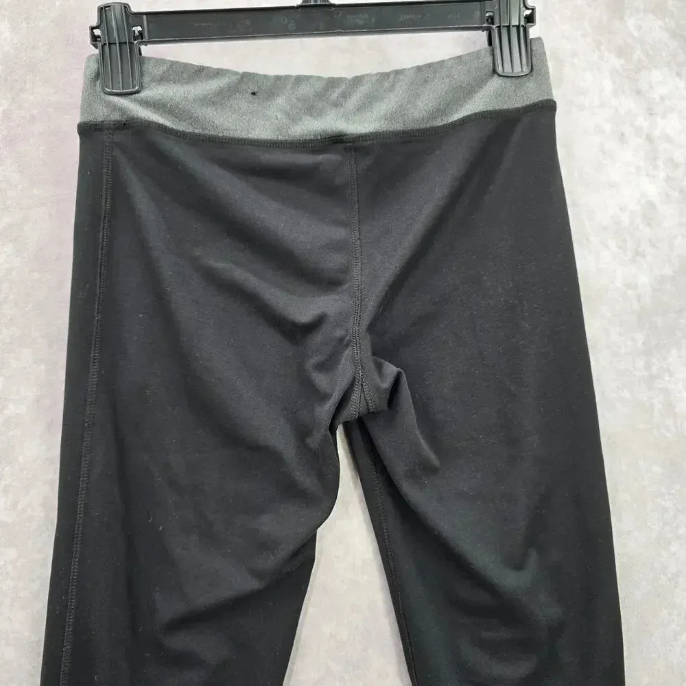 Champion Black Gray Long Active Legging Pants Bottoms‎ Small - Image 5