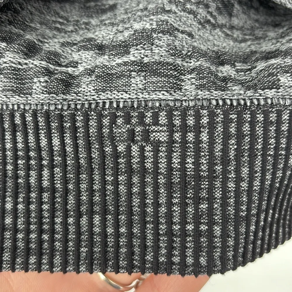 Lululemon Rest Less Tight Knit Pullover in Heathered Black Women’s Size 6 - Image 4