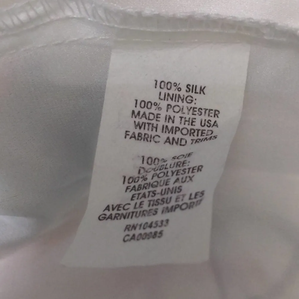 Nanette Lepore Womens Tropical Tease Sheath Dress White Floral Lined Mini USA 0 - Image 8