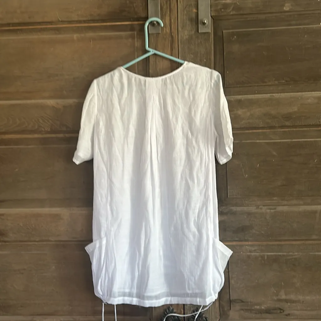 Piccadilly Canada Size Small White Tunic‎ NWTS - Image 5