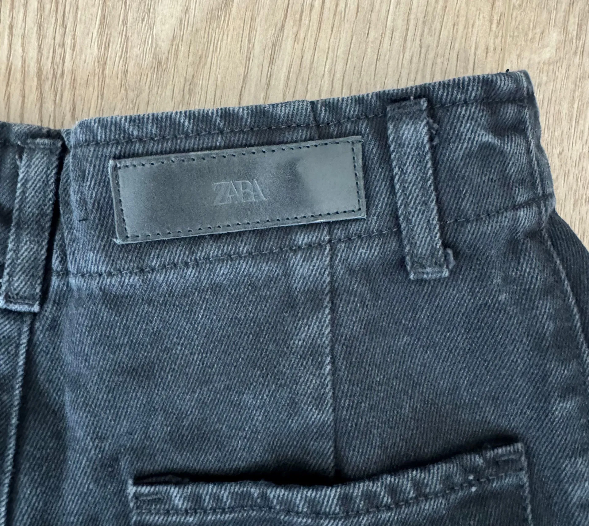 Faded Black Balloon Jeans - Image 8