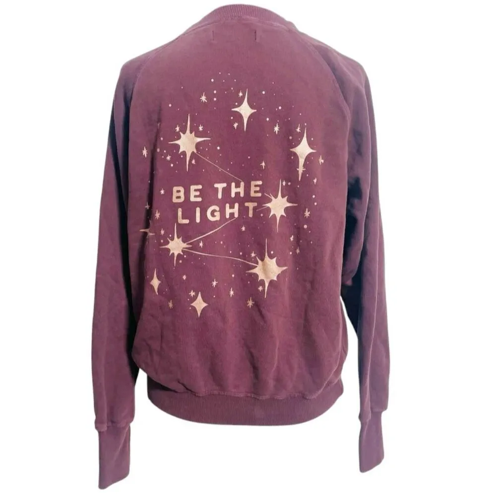 Spiritual Gangster Size Small  Top Sweatshirt Long Sleeve Be The Light - Image 6