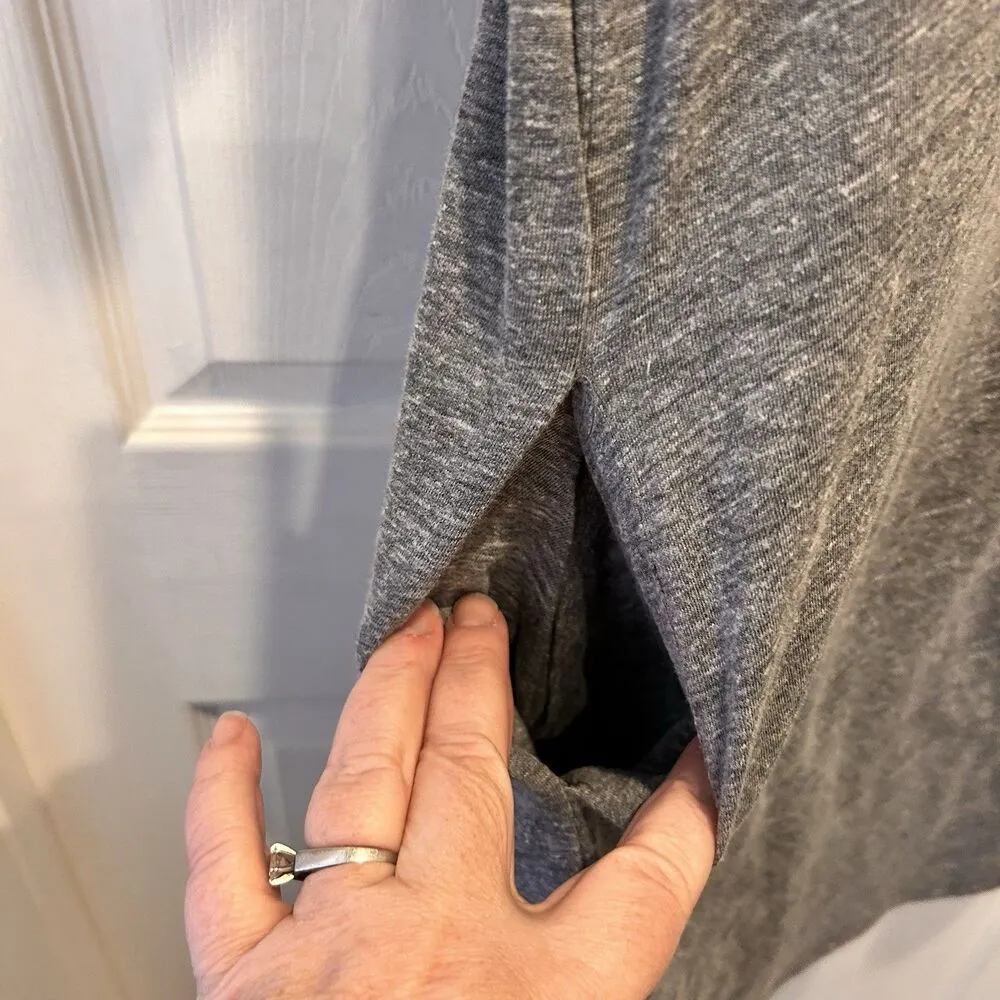 Paige Gray Adalie Boho Ruffle Shirt Mini Dress Pockets Womens Size‎ Large - Image 8