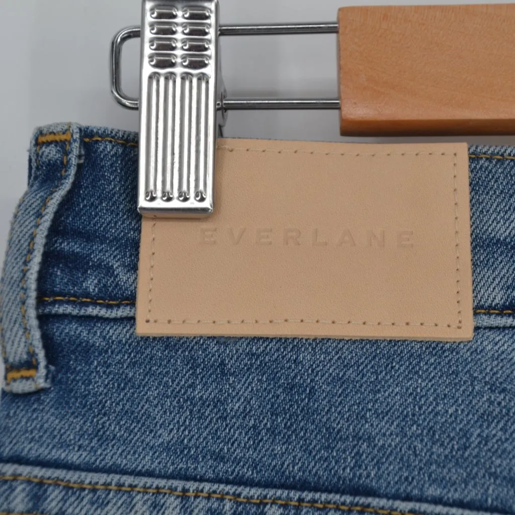 NEW Everlane The Way High Curve Jeans Vintage Blue Barrel Balloon Stretch 27 - Image 5