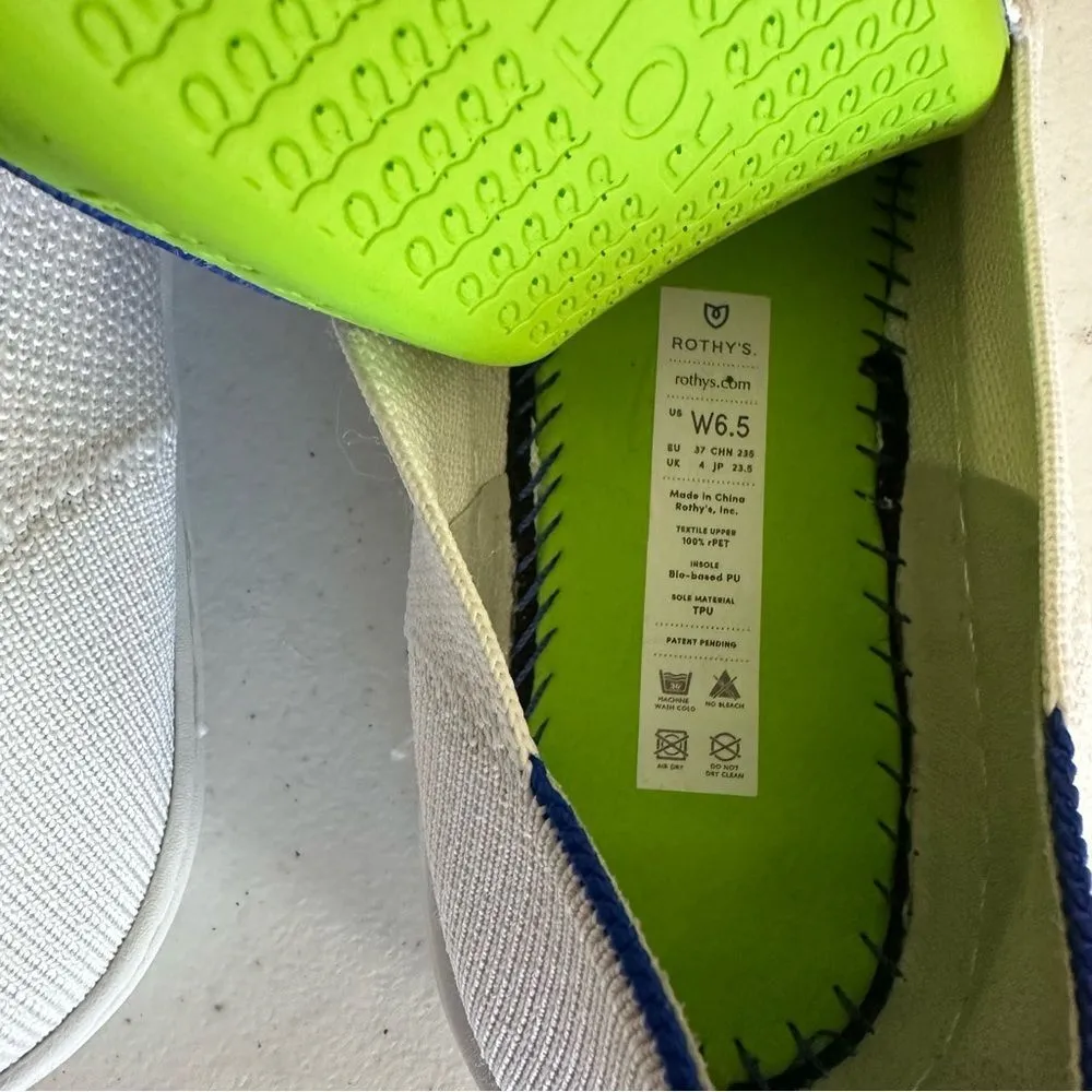 ROTHYS The Original Slip On Sneaker in Bright White Size 6.5 - Image 13