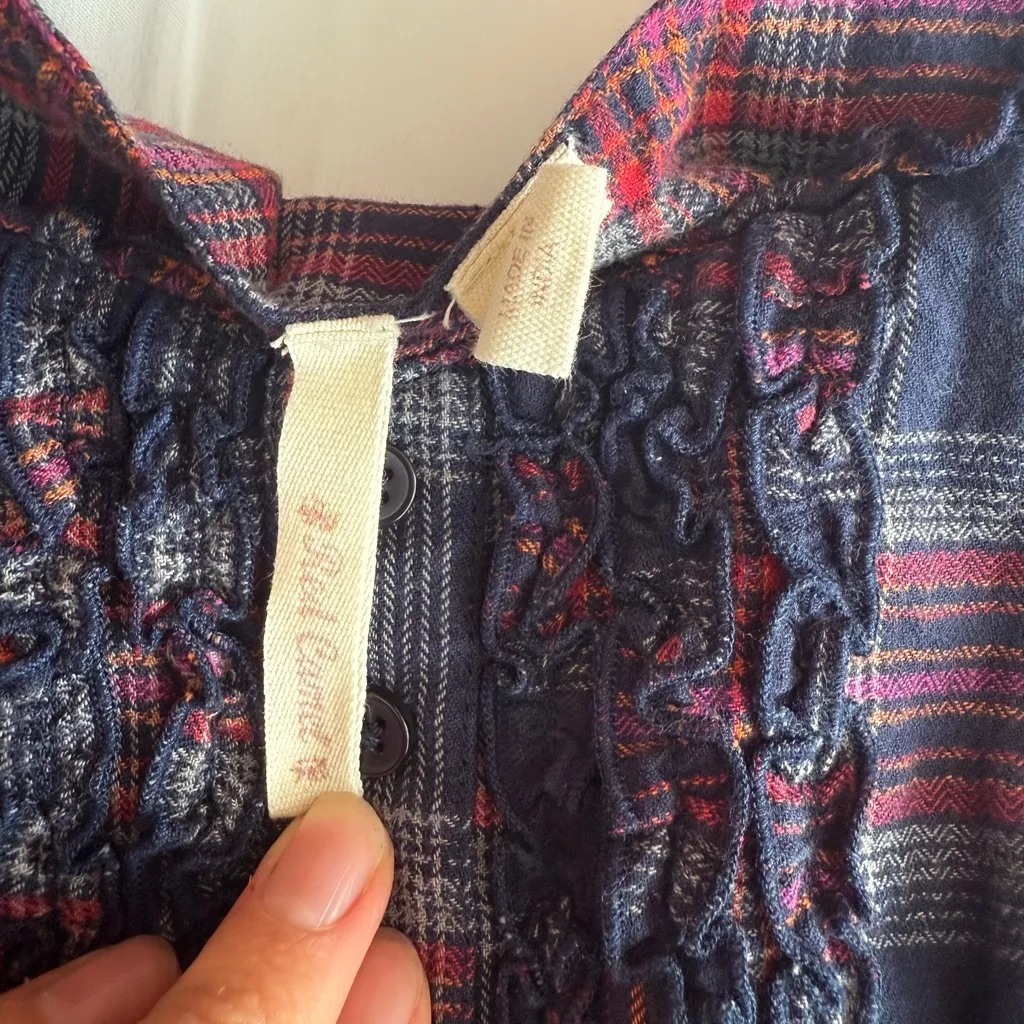 Red Camel Juniors Dress 11 Plaid Sleeveless Dress - Image 8