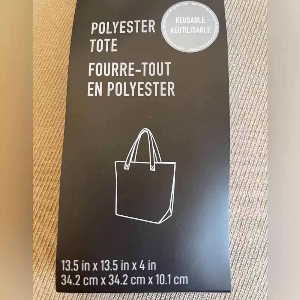 Halloween Horror Reusable White Tote Bag 13.5x13.5x4 NEW - Image 4