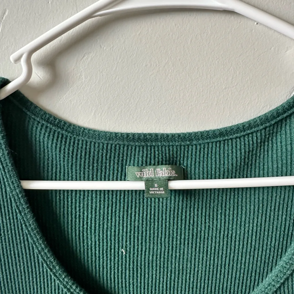 Wild Fable Green Long Sleeve Dress - Image 3