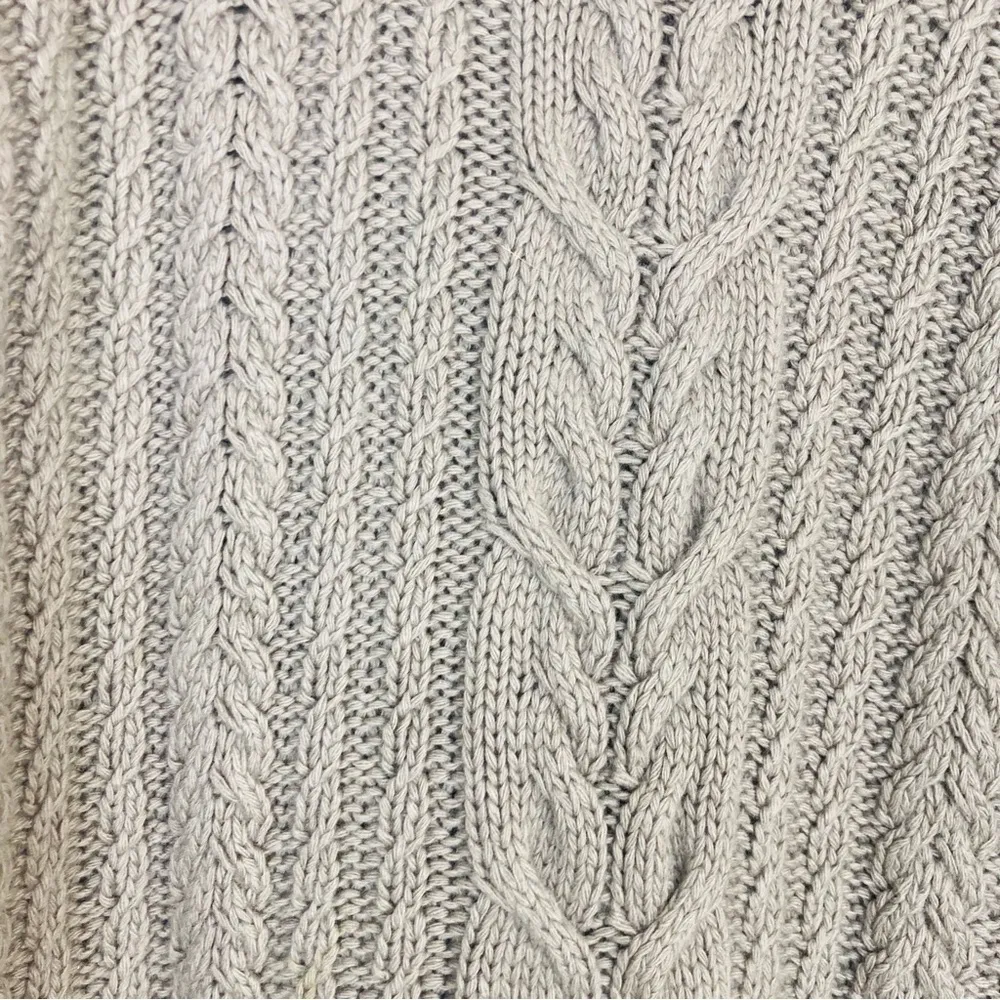 Vintage Neiman Marcus 100% cashmere cable knit long line turtleneck sweater. OS - Image 6