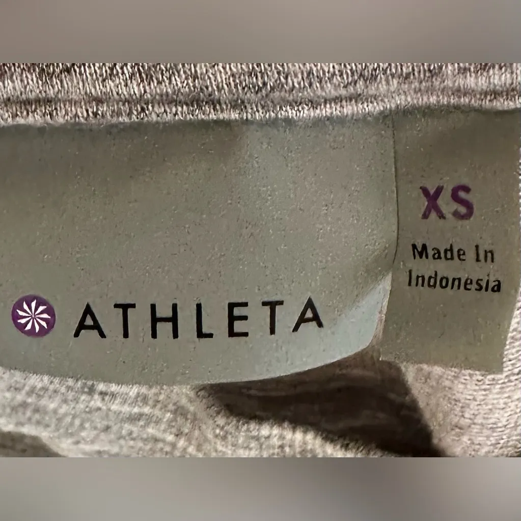 Yoga workout sweatshirt and leggings XS Gray - Image 7