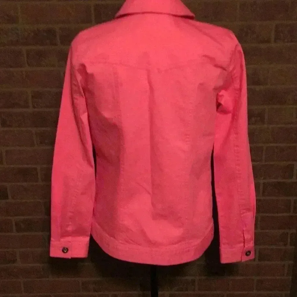 EUC D&Co SZ XXS JACKET WITH BUTTON EMBELLISHMENTS Pink - Image 3