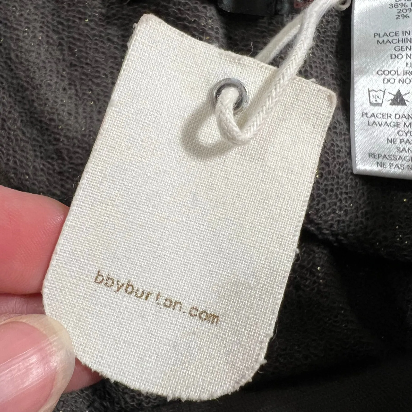 B by Burton Womens Mini Skirt Wide Waistband Stretchy Knit Glitter Brown XL - Image 8