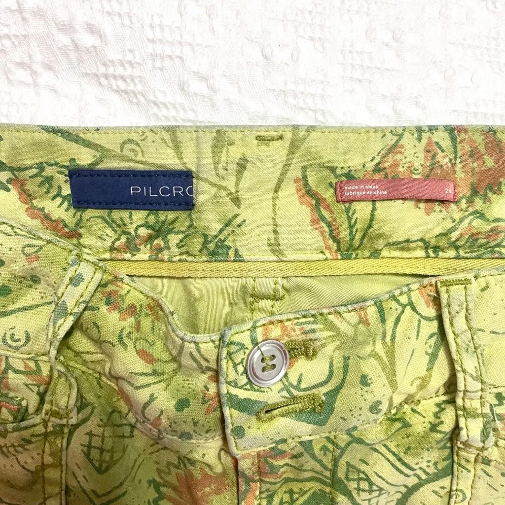 Anthropologie Pilcro and the Letterpress Green The Wanderer Pants Low Rise 28 - Image 4