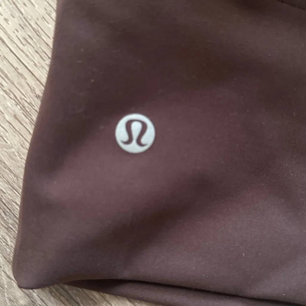 lululemon athletica Brown Tank Top Logo Elastic Everlux Shelf Tank 10 - Image 7