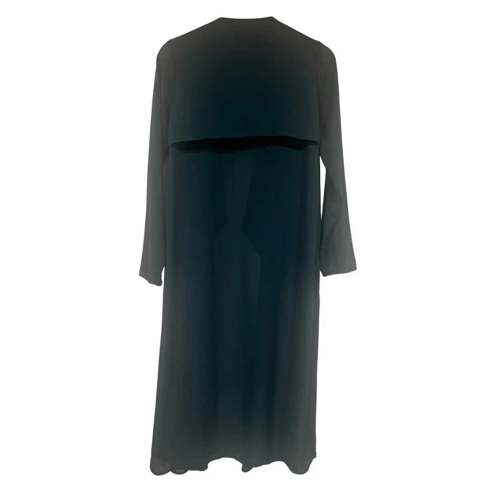 Women’s Sheer Green  Duster Cardigan Small - Image 3