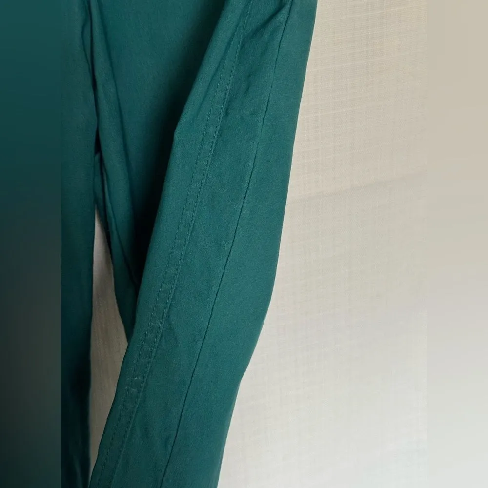 New York & Company Teal Green Stretchy Skinny Pants M Medium - Image 2