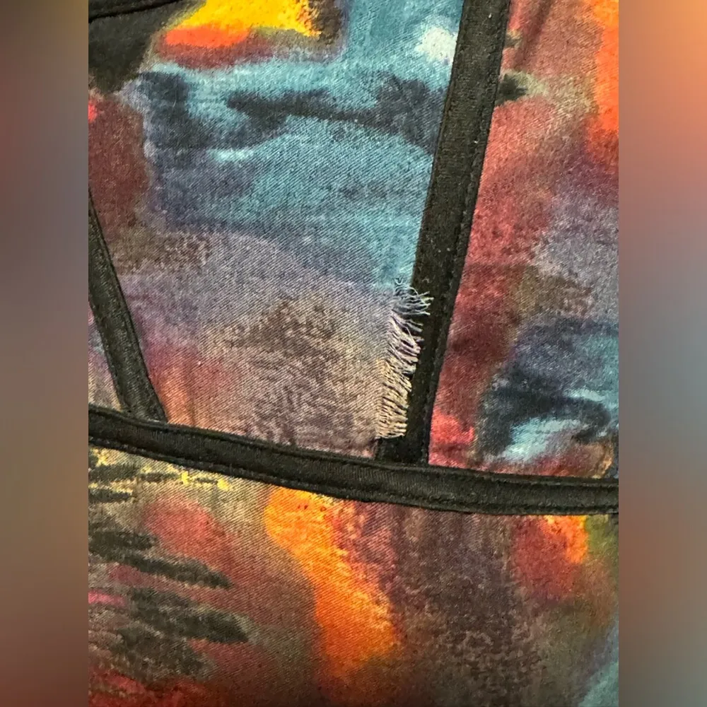 EUC Jack by BB Dakota Multicolor Sweetheart Mini Dress size medium - Image 5