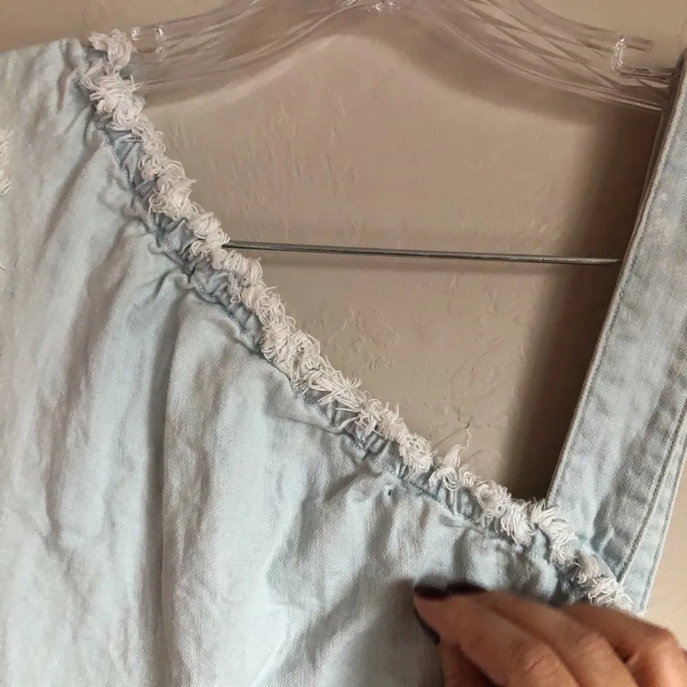 BDG Atlantic Chambray Raw Hem Top - Image 5