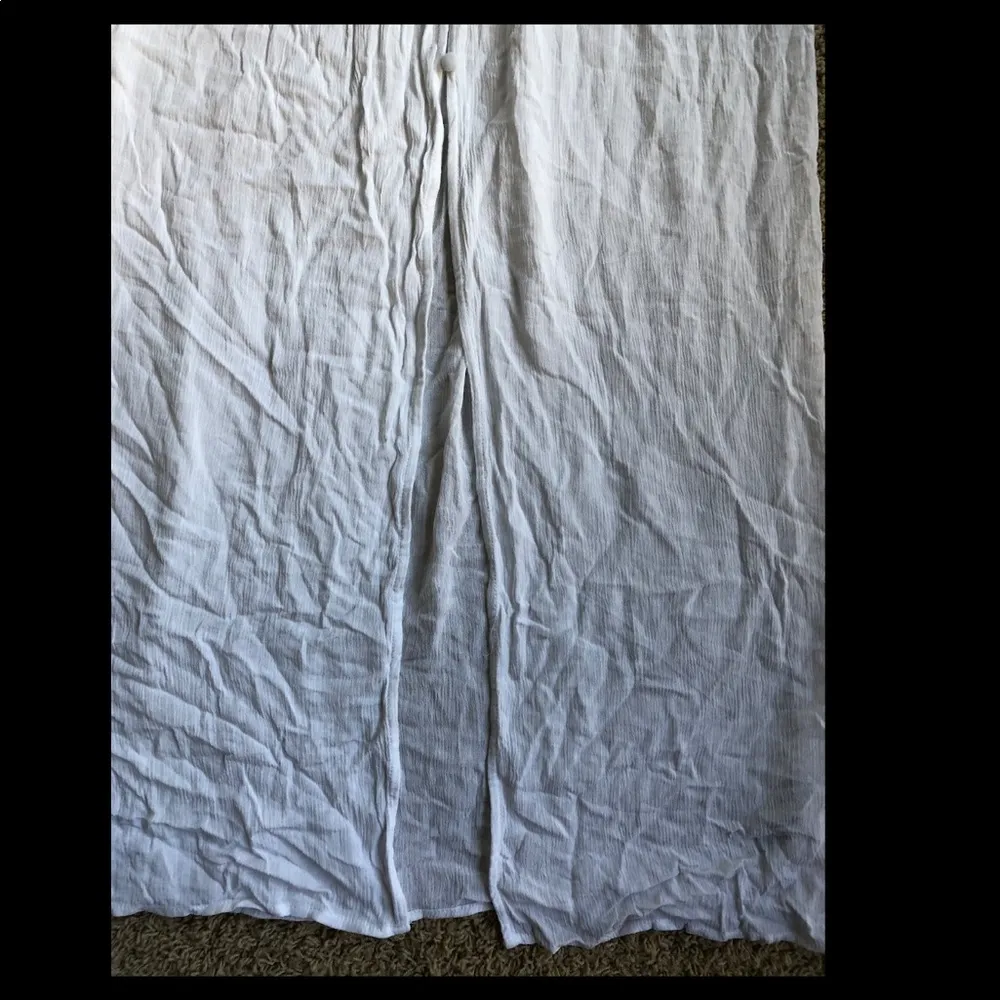 F21 Lace crochet paneled maxi dress Sz L - Image 15