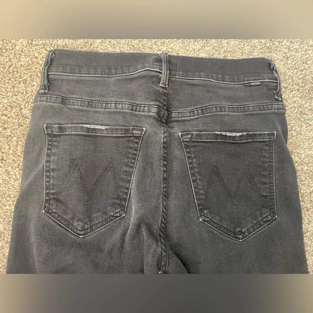 Women’s Mother The Insider Crop Jeans Not Guilty Black Size 26 - Image 8