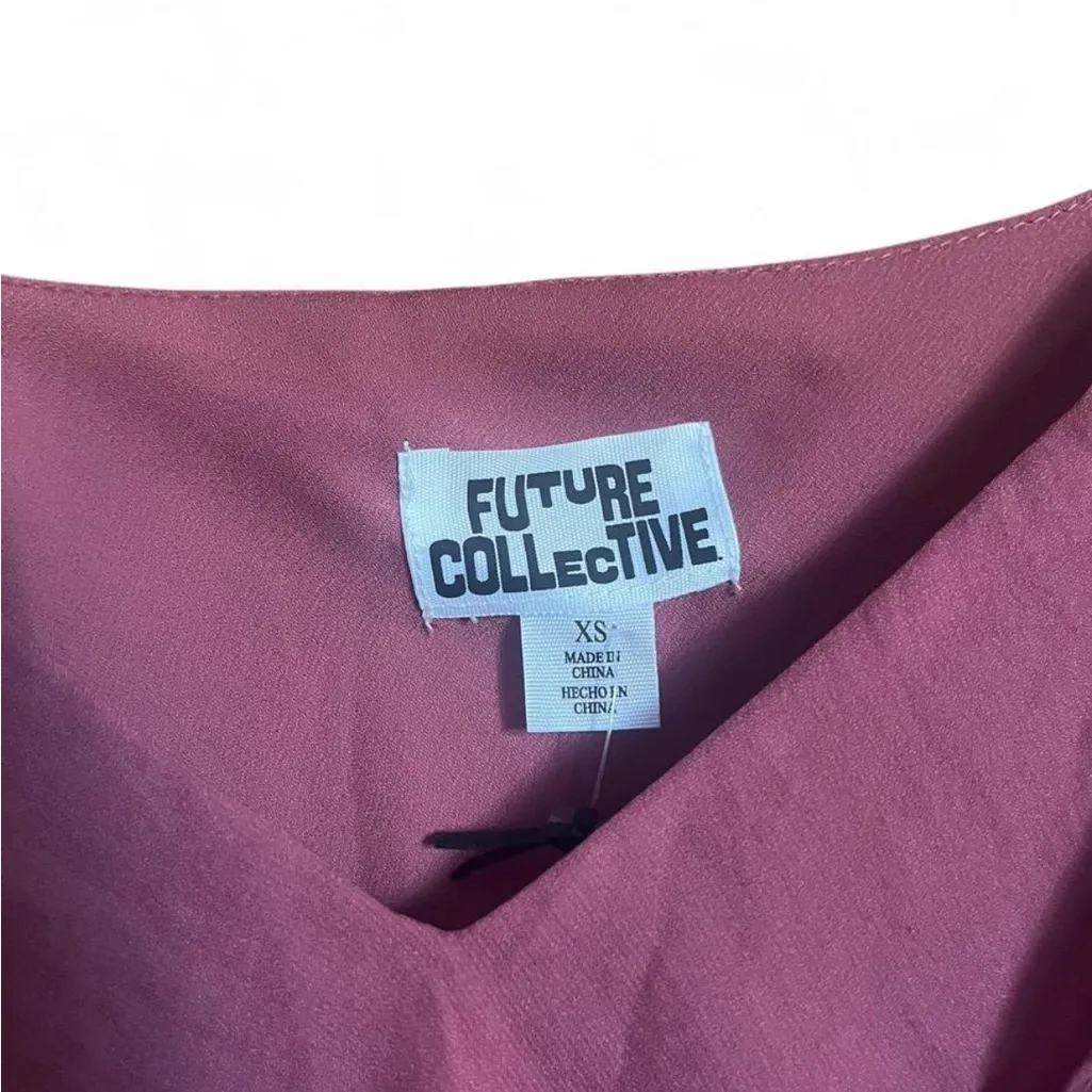 Future Collective Tank Top-Wine Color NWT - Image 3