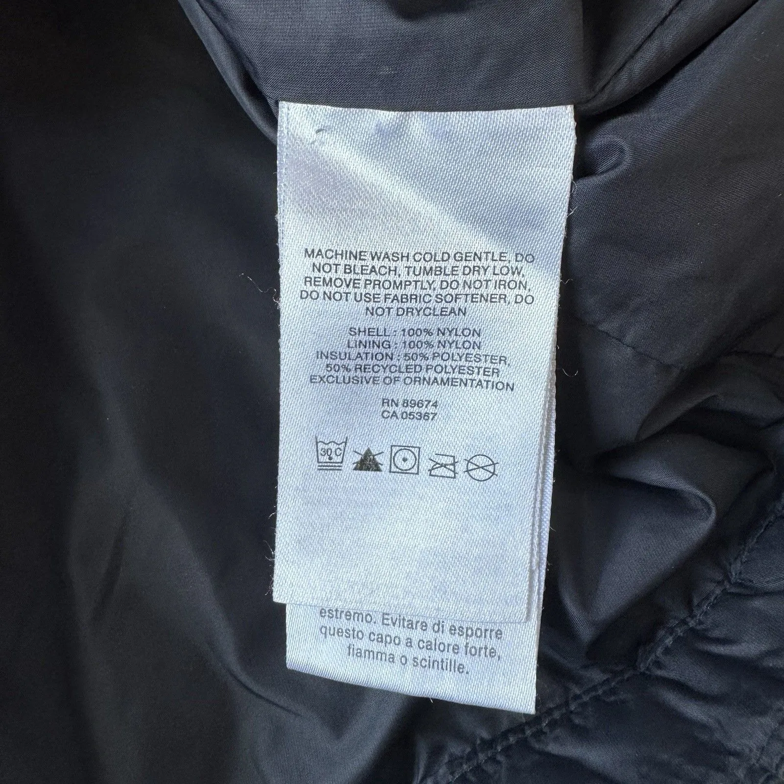 Mountain Hardwear Jacket Womens XS Black Thermal Q Elite Quilted Puffer Full Zip - Image 4