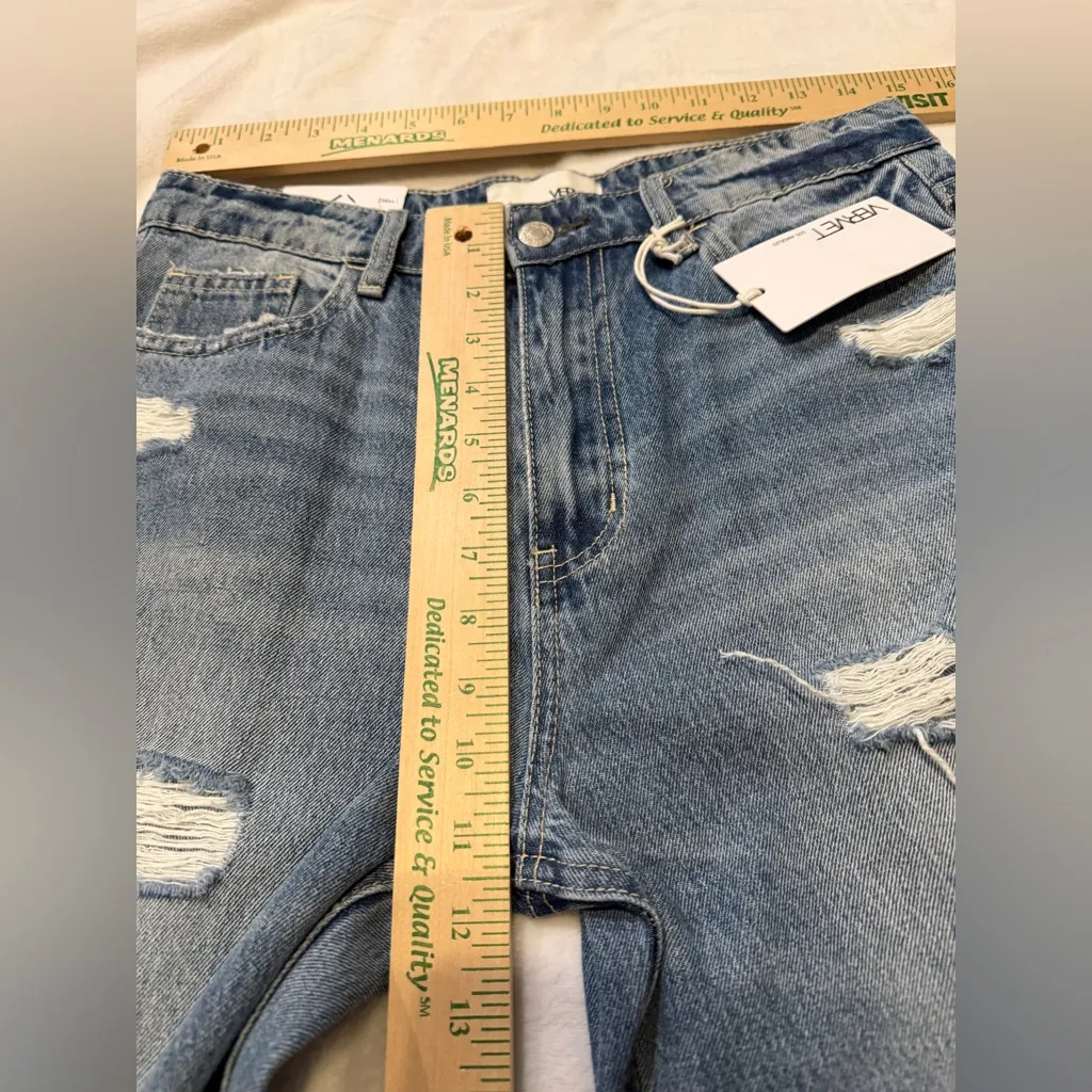 VERVET | Emma Mid Rise Crop Mom Straight Leg Jeans Size 29 NWT - Image 3