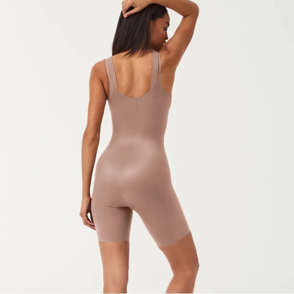 New Invisible Shaping Open-Bust Mid-Thigh Bodysuit - Image 2