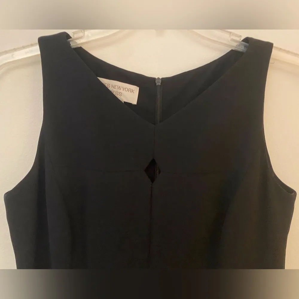 Jones New York Black Short Formal Sleeveless Eyelet Cutout Dress Women’s Size 8 - Image 2