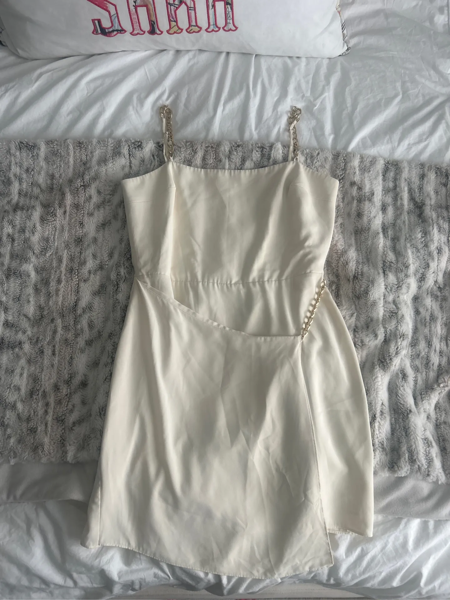 Amanda Uprichard Stilla Dress in Ivory Size M - Image 3