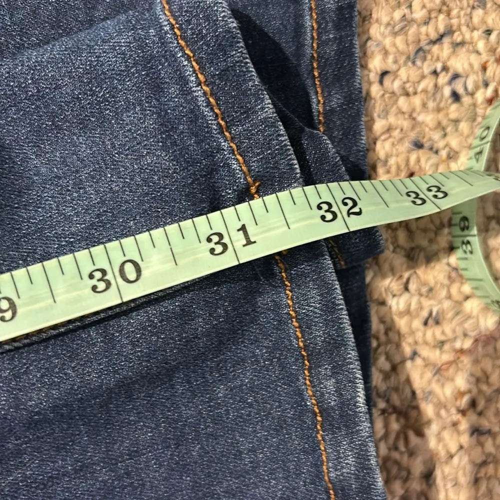 ModCloth The Grier Wide Leg Flare Jeans Ultra High Rise 90s Sz 16 Retro Vintage - Image 14