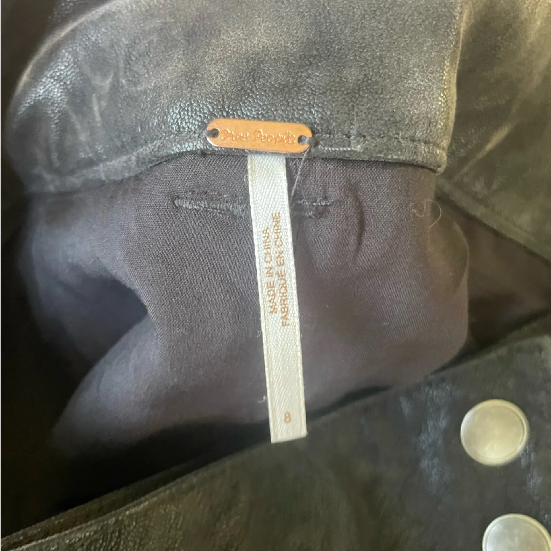 Free people Carson Utility Faux Wrap Mini Skirt Size 28 - Image 7