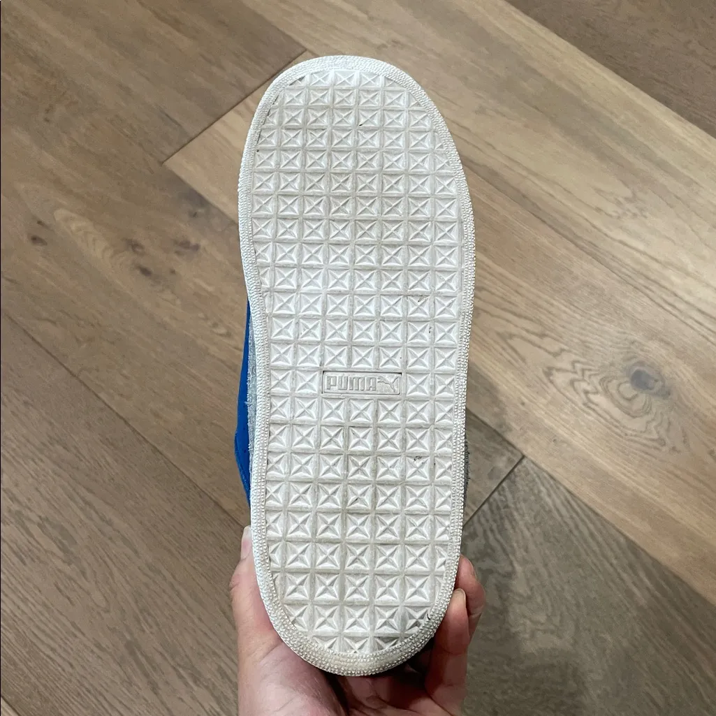 PUMA Suede XL Blue/Grey Size 6.5 - Image 15