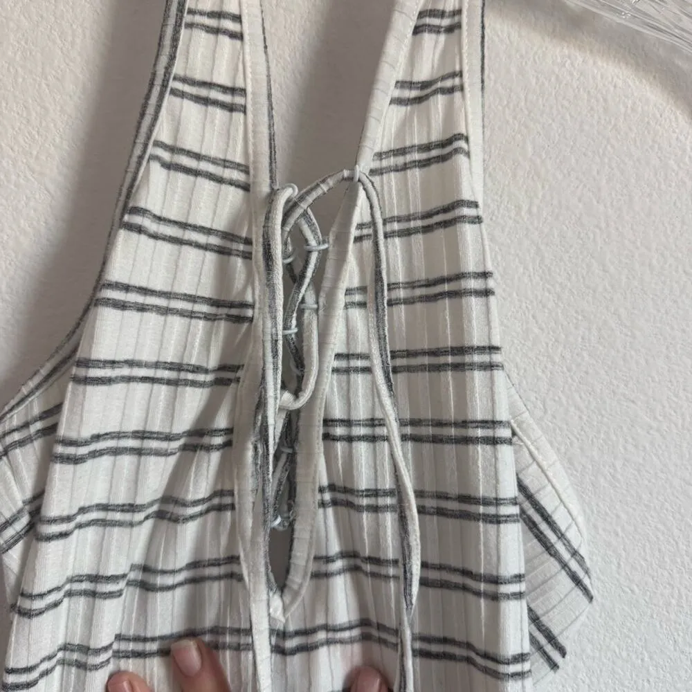 Re:named Striped Halter Bodysuit‎ Size: S - Image 6