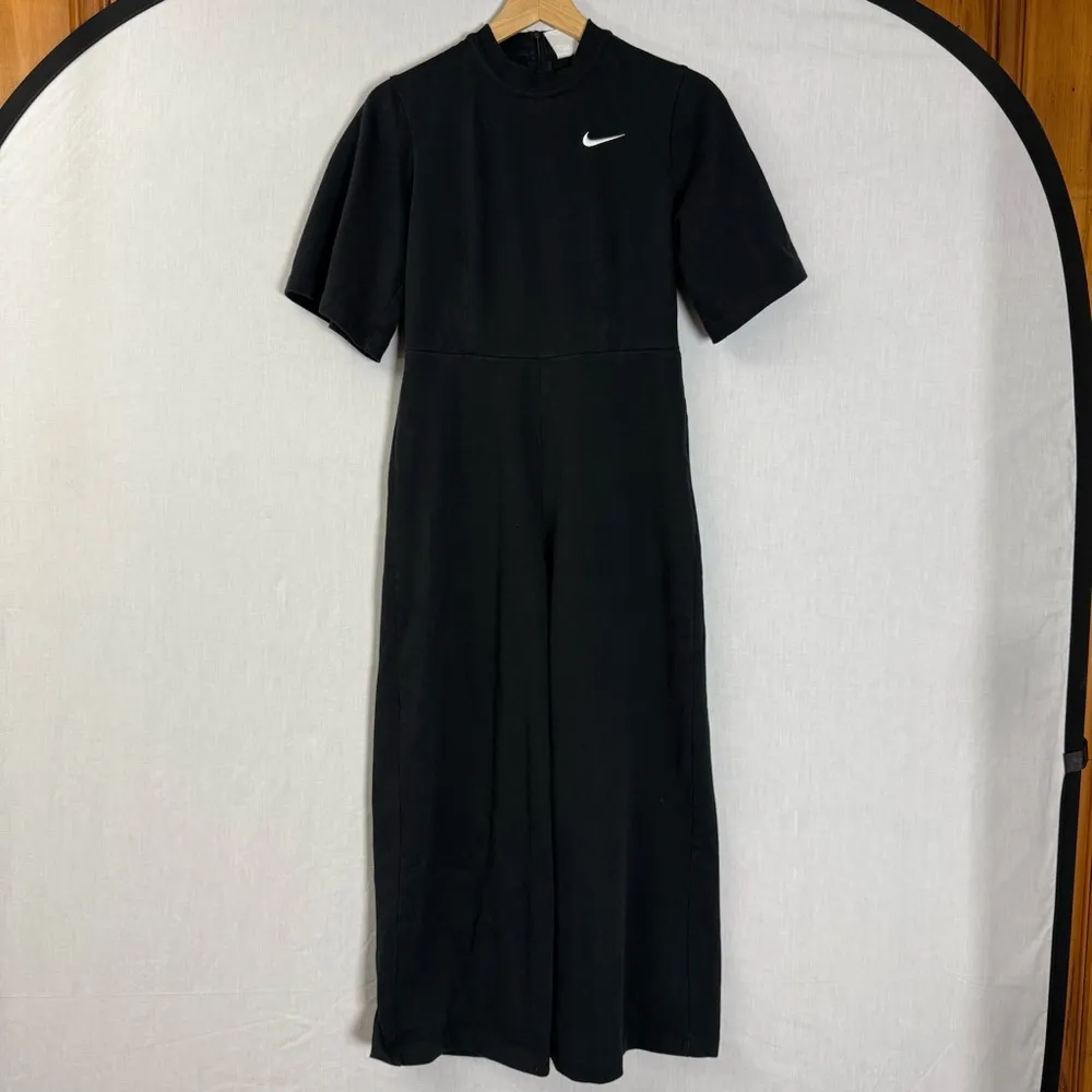 NIKE NSW Black Jersey Jumpsuit, Sz S - Image 4