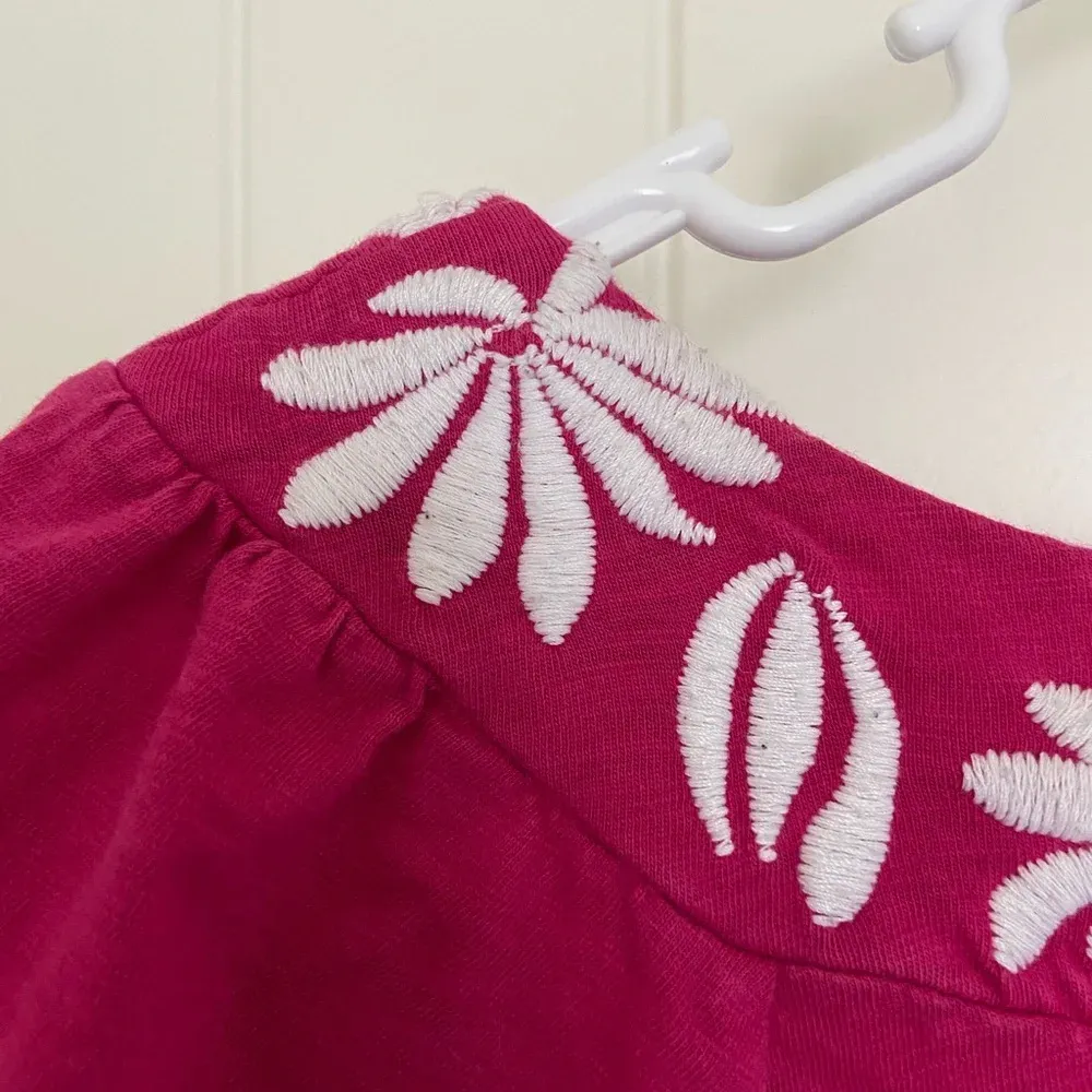 EUC | Banana Republic women’s embroidered square cut neckline dress —‎ medium - Image 6