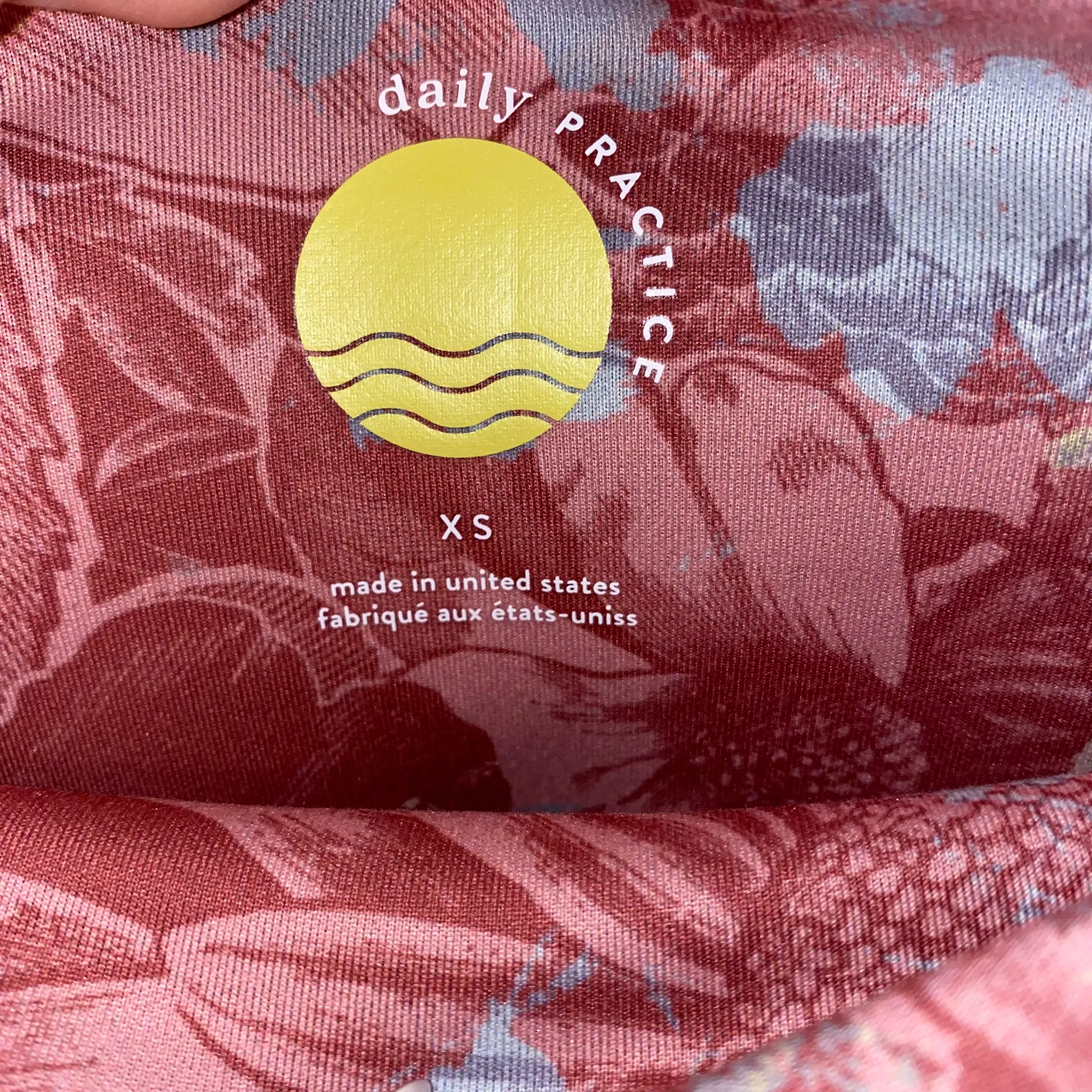 Anthropologie NWT $108 Daily Practice by  Pink Side Tie Allie Leggings XS - Image 13