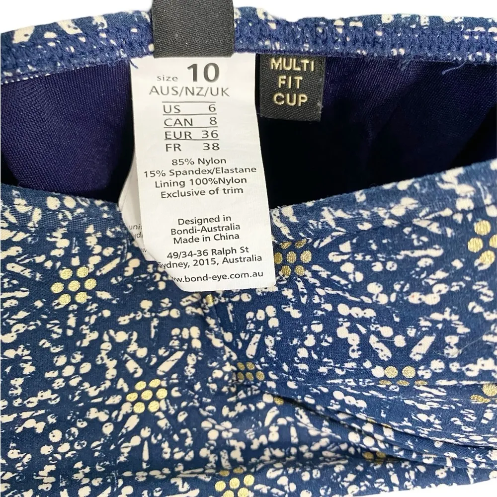 Nip Tuck Nautical Foil blue & Gold One - Image 6