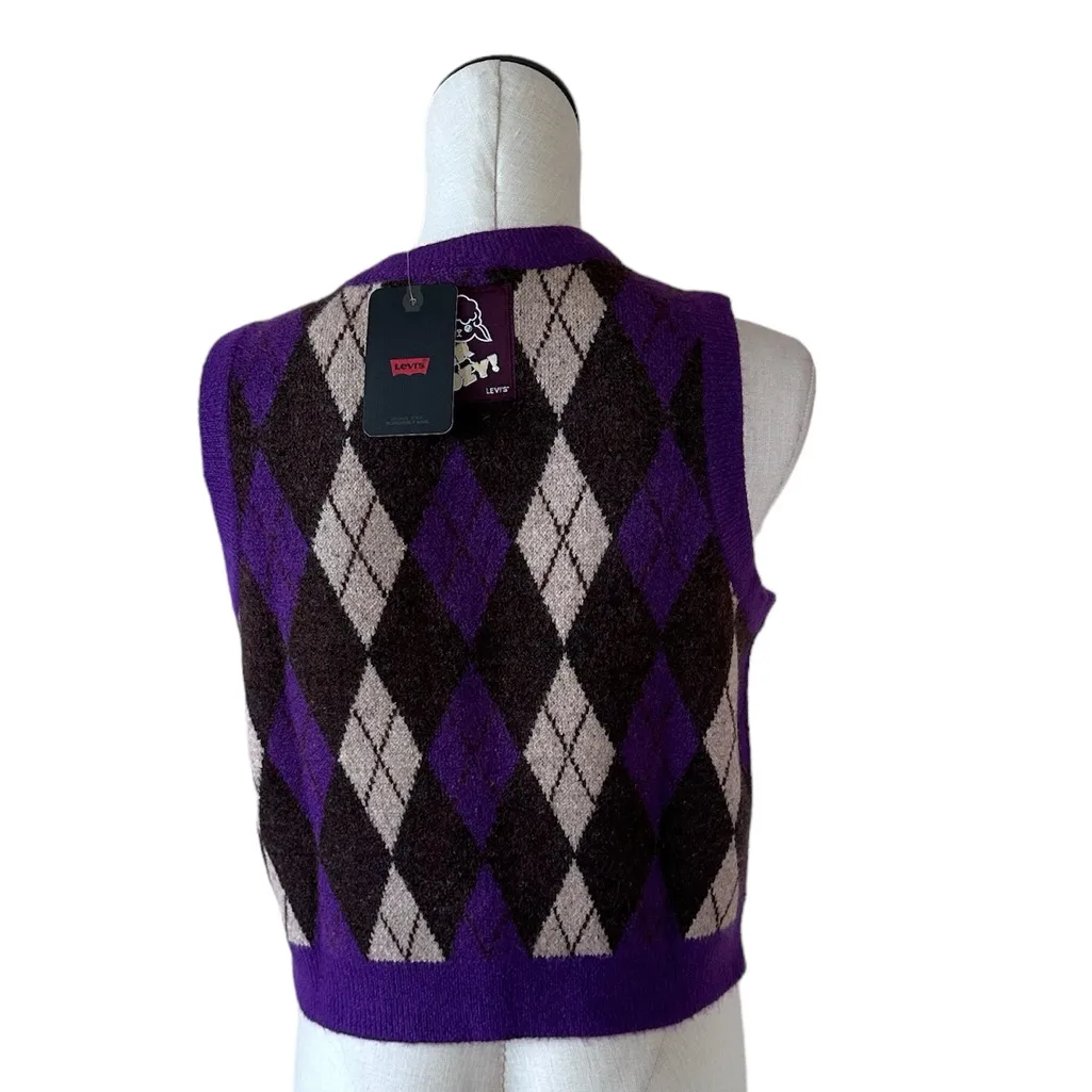 NWT Levi’S DEJA VU SWEATER VEST - Image 9
