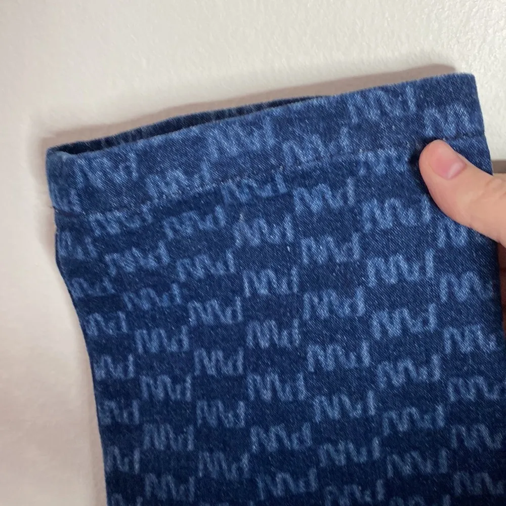 Paloma Wool Keira monogram jeans size EU 34 or US 2 Blue - Image 10