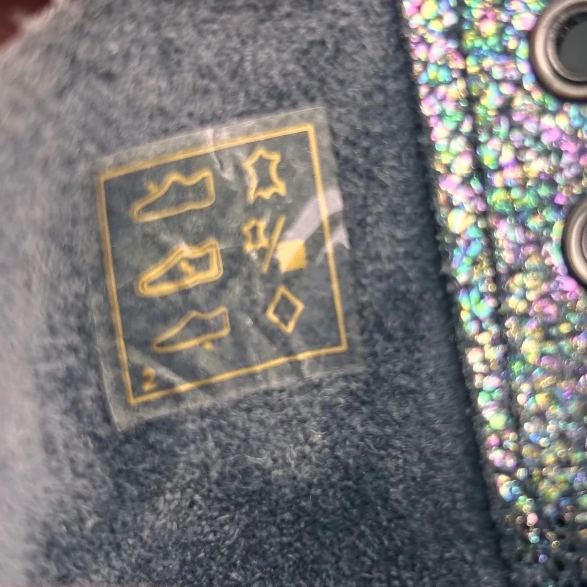 Dr Martens Pascal Glitter Iridescent Boots‎ US 6 Fairy Grunge Mermaid Whimsigoth - Image 11