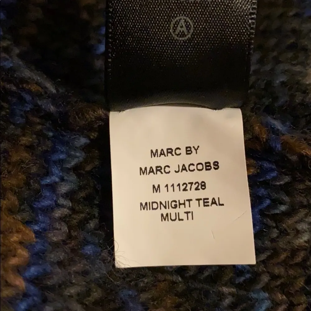 Marc by Marc Jacobs Tito Cardigan chunky knit flecked belted sweater M - Image 15