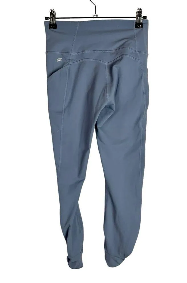 Fabletics Blue Oasis PureLuxe High Waisted Twist 7/8 Athletic Leggings XS - Image 6