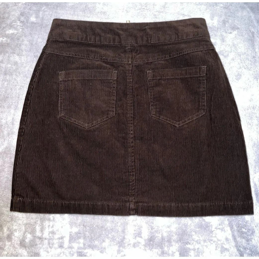 Nightmare Before Christmas Patch Mini Skirt Brown sz4 - Image 5