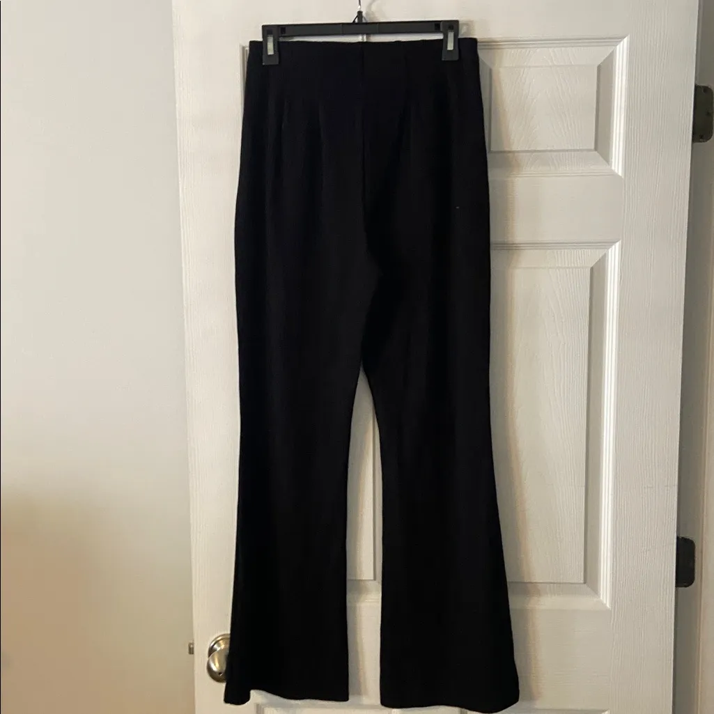 HALARA Black Flare Pants size M brand new inseam 29” waist elastic 28” - Image 5
