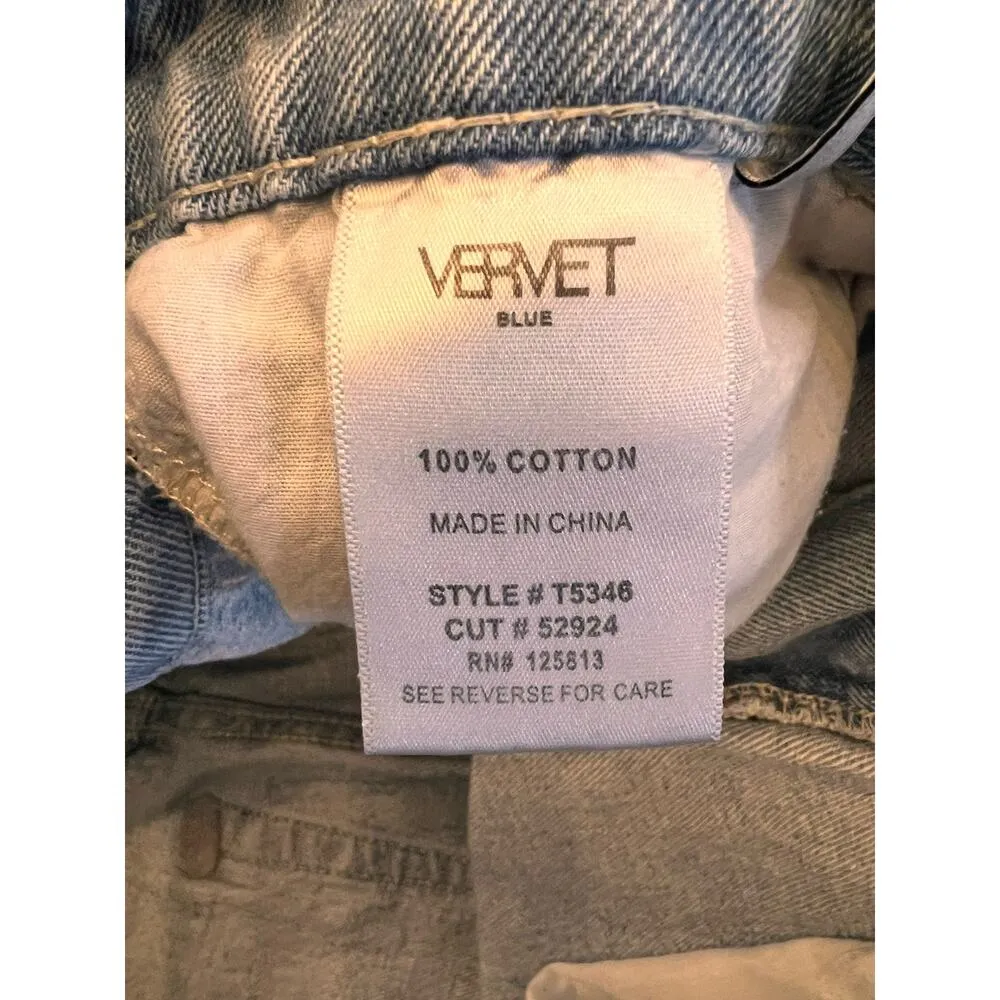 Altar’d State Womens Wide Leg High Rise Light Wash Mom Jeans Sz 31 Blue Y2K Flaw - Image 7