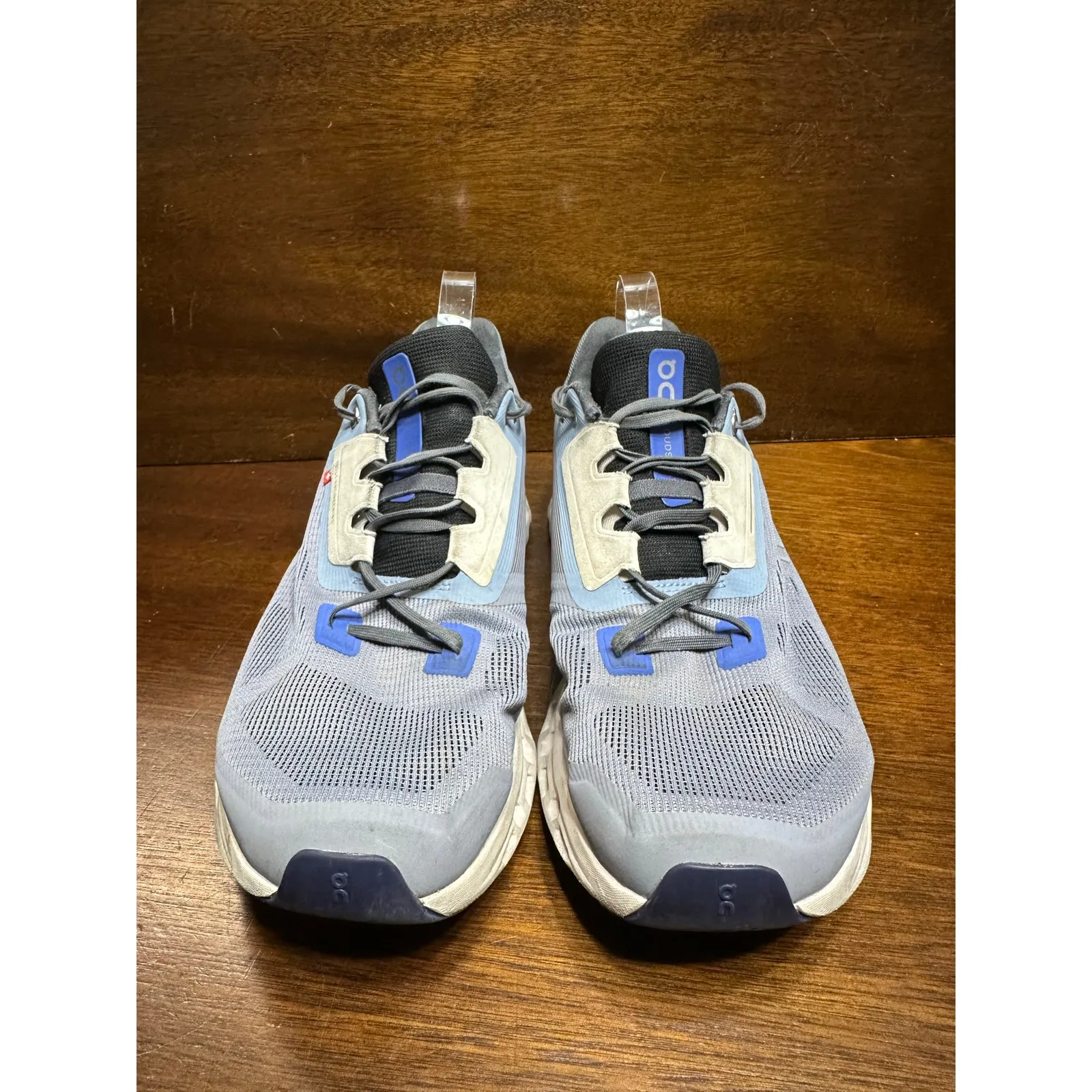 On Cloud Helion Cloudstratus Running Sneaker Men 13 Walking Comfort Distance Blue - Image 4