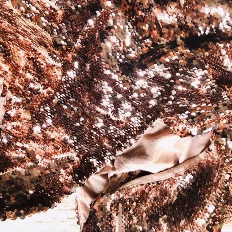 REVOLVE ROSE GOLD SPARKLE MOTION SEQUIN SHIFT DRESS - Image 4